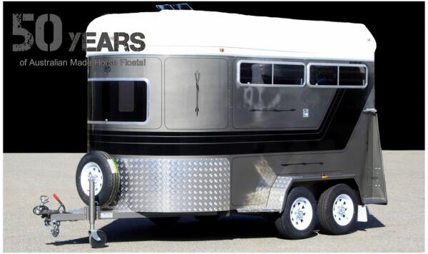 2025 Olympic Trailers Mid-Sized Angle Load image