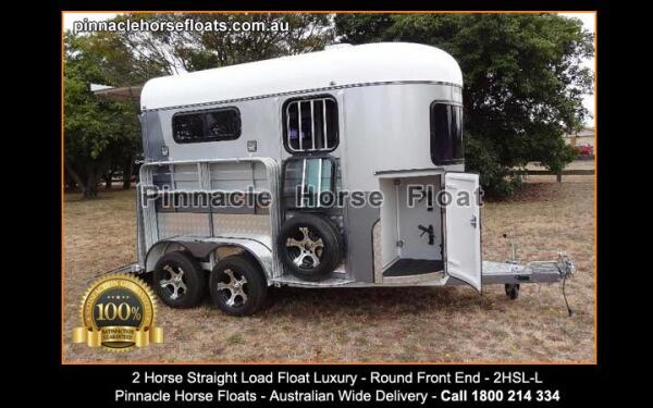 2025 Pinnacle Horse Floats 2 Horse Straight Load Float Luxury 2hsl-l image