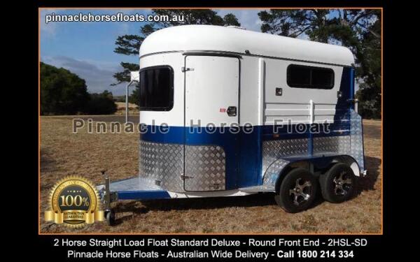 2025 Pinnacle Horse Floats 2 Horse Straight Load Float Standard Deluxe 2hsl-sd image